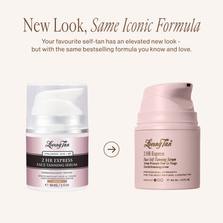 2 HR Express Face Self-Tanning Serum Medium