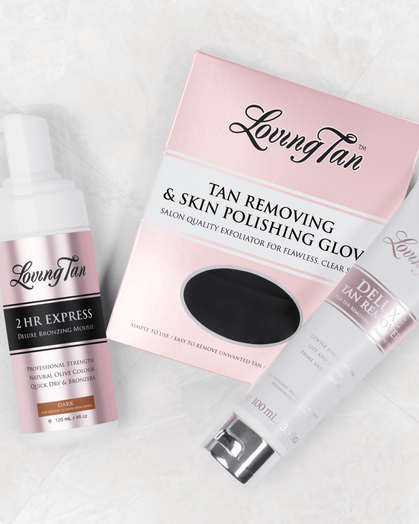 The Tan Remover Express Set Dark